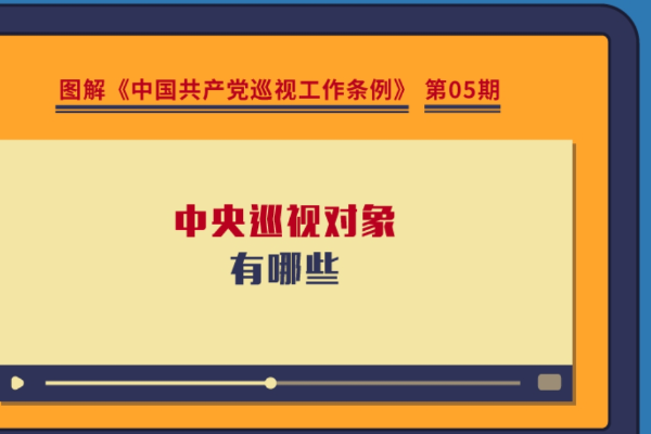 圖解巡視工作條例｜中央巡視對(duì)象有哪些