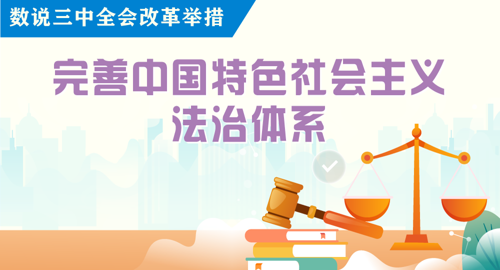 數(shù)說(shuō)三中全會(huì)改革舉措｜完善中國(guó)特色社會(huì)主義法治體系