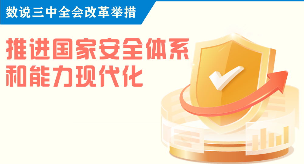 數(shù)說(shuō)三中全會(huì)改革舉措｜推進(jìn)國(guó)家安全體系和能力現(xiàn)代化