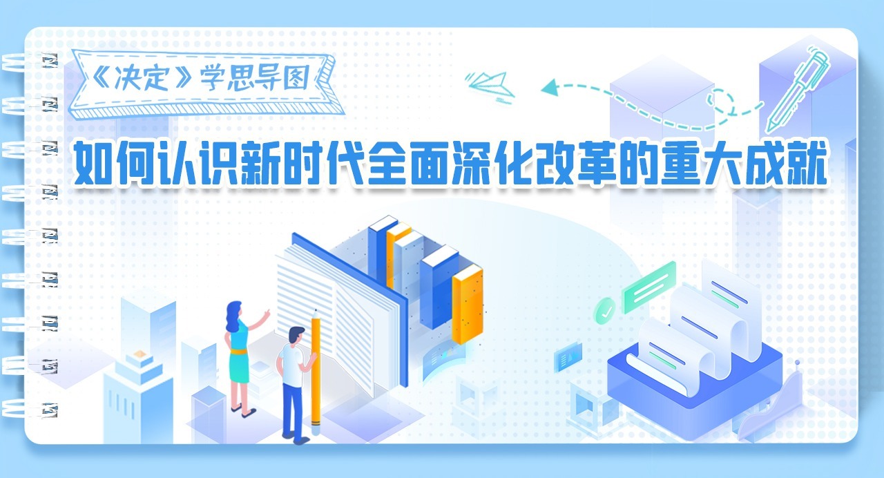 《決定》學(xué)思導(dǎo)圖｜如何認(rèn)識新時代全面深化改革的重大成就