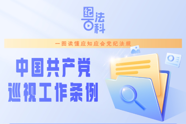 紀法百科·一圖讀懂應知應會黨紀法規(guī)｜《中國共產黨巡視工作條例》