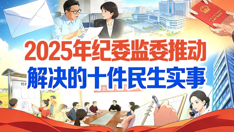 2025年紀委監委推動解決的十件民生實事