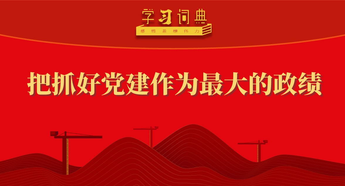 學(xué)習(xí)詞典·樹立和踐行正確政績觀丨把抓好黨建作為最大的政績